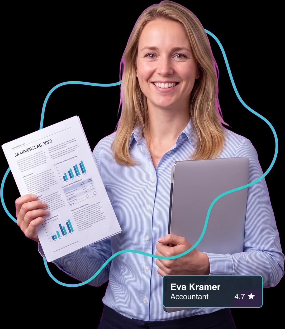 Accountant aan het werk