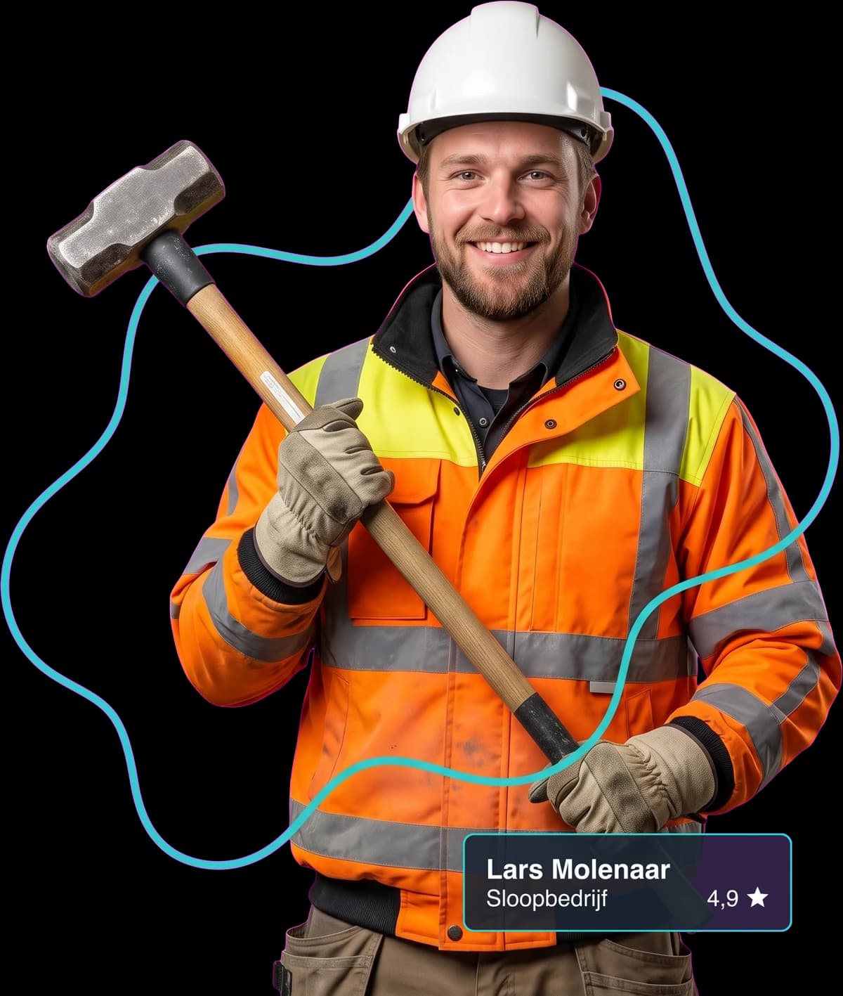 Sloopbedrijf aan het werk