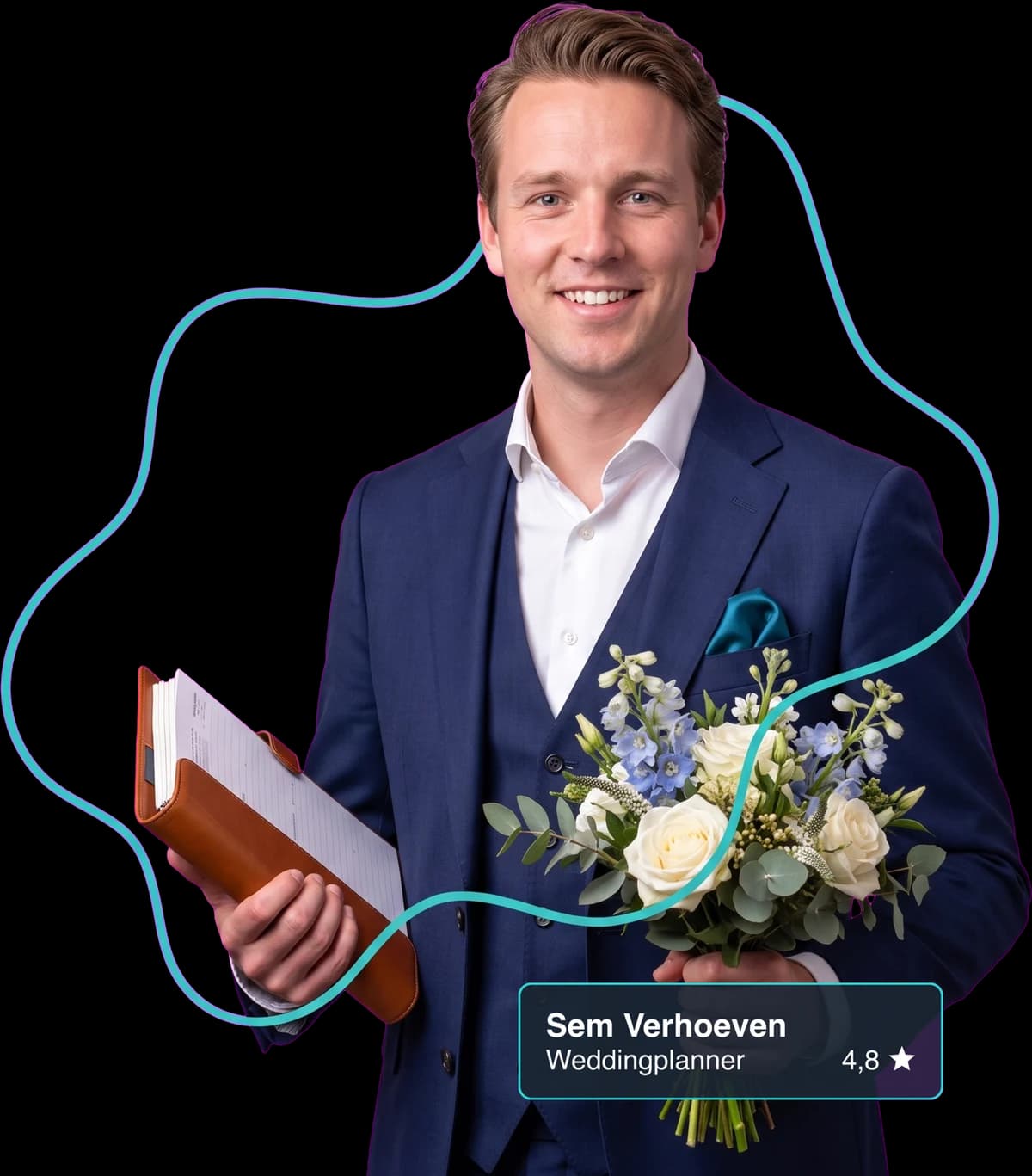 Weddingplanner aan het werk